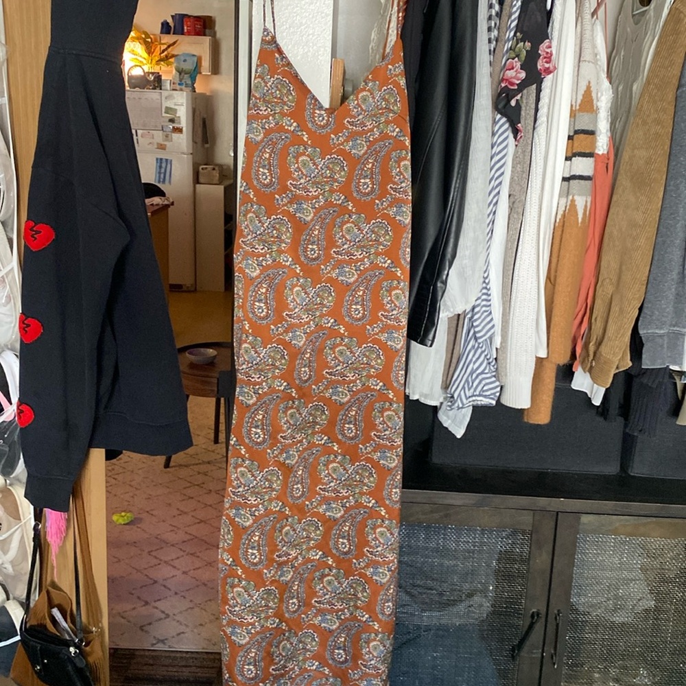 Hippy Cottage Core MIDI Dress